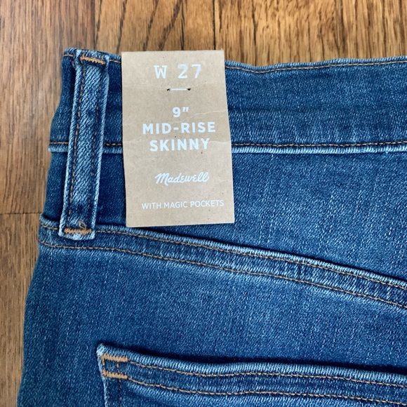 NWT Madewell Mid-Rise Skinny Jean - Picture 4 of 5
